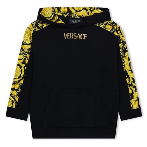 versace sport pullover|Versace barocco hoodie.